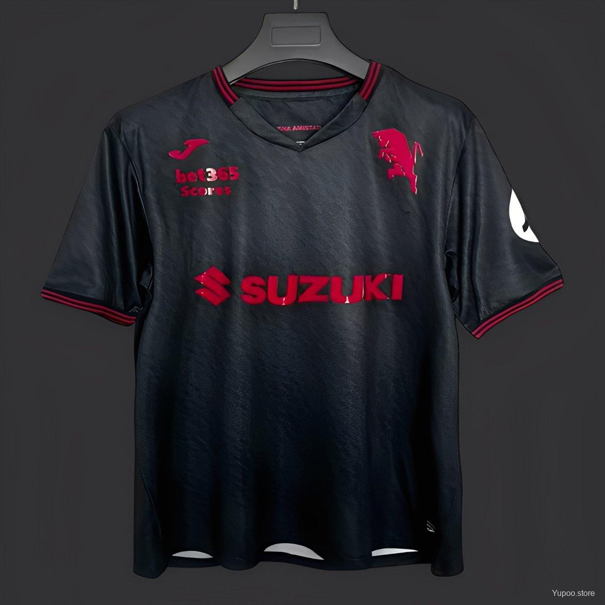 Camiseta de fútbol Torino 2025/26 TERCERA MANGA CORTA VERSION FAN